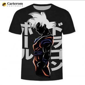 Anime&amp;geek Dragon ball  Black Goku t shirt