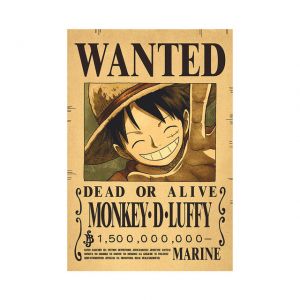 Anime&amp;geek One piece  wanted poster